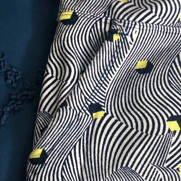 N*VO Golf Skort, Navy Blue & Yellow, Size M - Picture 3 of 10